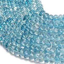 Colliers de perles de verre teintées imitant les pierres précieuses&nbsp;GL-Z001-03A-12