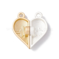 Fermoirs magnétiques en alliage de coeur d'amour&nbsp;FIND-C013-01D