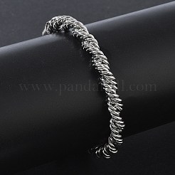 6 mm runde Seilkettenarmbänder aus Edelstahl 304&nbsp;SA-CBA2696-25P