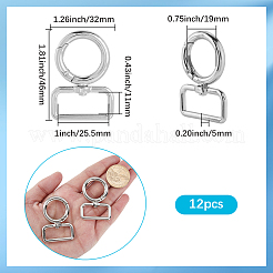 Fermagli girevoli in lega da 12 pz&nbsp;FIND-SP0003-62P