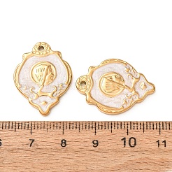 304 Edelstahl-Emaille-Anhänger&nbsp;SA-CBAD609-10G-02