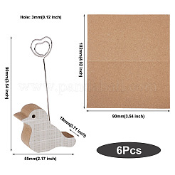 Portacarte con nome in legno di cavallo&nbsp;ODIS-KS0001-03