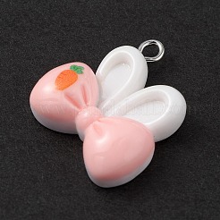 Pendentifs en résine opaque&nbsp;RESI-D064-02P-10