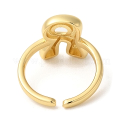 Offene Manschettenringe aus Messing&nbsp;RJEW-U008-06R-G