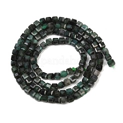 Natürliche Smaragdperlenstränge&nbsp;G-B175-C05-3x3mm