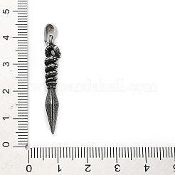 Pendentifs en acier inoxydable chirurgical 316&nbsp;STAS-A123-04B-AS