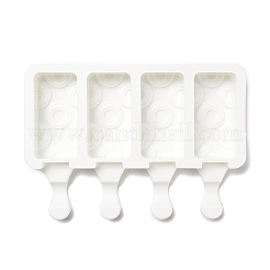 Rechteckige Eiscreme-Silikonformen in Lebensmittelqualität zum Selbermachen&nbsp;LS-DIY-D062-01B
