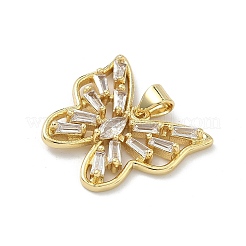 Colgante micropavé cubic zirconia de latón&nbsp;KK-H537-14G