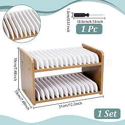 Boîte de rangement en bois pour téléphone portable&nbsp;AJEW-WH0696-477B-01