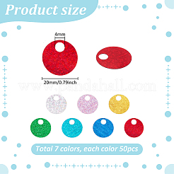 350 pz ciondoli in pvc 7 colori&nbsp;FIND-PH0059-61B