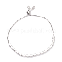 Bracciale tennis ovale con zirconi cubici per uomo donna regalo&nbsp;BJEW-F417-05P-RS