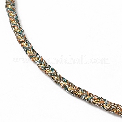 Fabrication de colliers en cordon rond en nylon et coton de 2.5 mm&nbsp;NJEW-C106-01RG