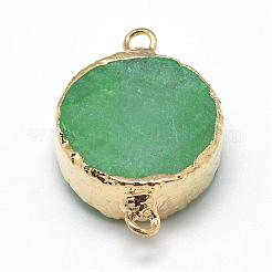 Connecteurs de liens d'agate druzy naturelle&nbsp;G-Q500-04