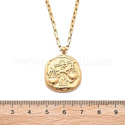 Colliers avec pendentif constellation en acier inoxydable 304&nbsp;NJEW-K392-01G-07