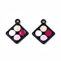 Ciondoli verniciati a spruzzo con smalto colorato in lega di placcatura a cremagliera&nbsp;ENAM-T011-125