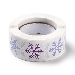 Flache runde rollenaufkleber mit weihnachtsmotiven&nbsp;DIY-B045-04B