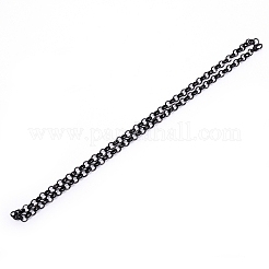 Chaîne rolo en acier pour la fabrication de collier&nbsp;MAK-TAC0001-02A-B