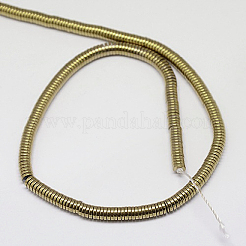 Chapelets de perles en hématite synthétique sans magnétiques&nbsp;G-J164A-4mm-07