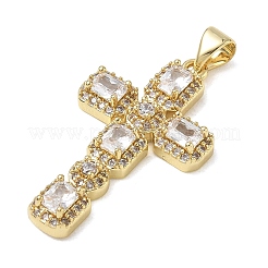 Colgante micropavé cubic zirconia de latón&nbsp;KK-CBA56EF-32G-01