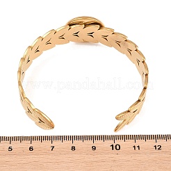 Realizzazione di bracciali rigidi a foglia in acciaio inossidabile 304&nbsp;STAS-F366-12C-G