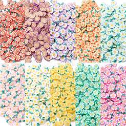 60g 10 Arten handgefertigte Fimo-Cabochons&nbsp;CLAY-CJ0001-66