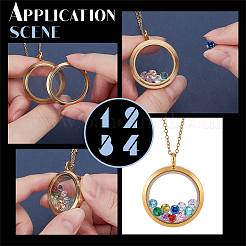 Kits de bijoux avec pendentifs et médaillons à faire soi-même&nbsp;DIY-PH0029-92G-01