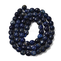 Stränge aus natürlich gefärbten Lapislazuli-Perlen&nbsp;G-G059-6mm