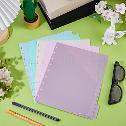 5 classeur à feuilles mobiles séparé en PP&nbsp;OFST-WH0004-092C