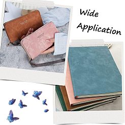 7 pièce de tissu imitation cuir PVC givré 7 couleurs&nbsp;DIY-CL0002-20B