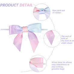 Bowknot de poliéster&nbsp;DIY-WH20009-80