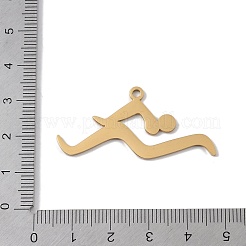 Ciondoli in acciaio inox 304&nbsp;LS-STAS-B062-10G