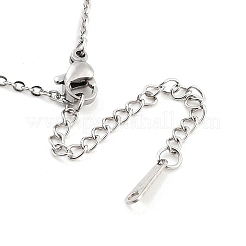 Colliers pendentifs en acier inoxydable 304 anti-ternissement&nbsp;LS-NJEW-P306-07P