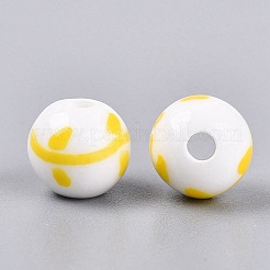 Perles en porcelaine manuelles&nbsp;PORC-N012-12
