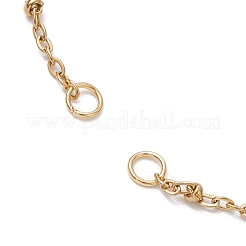 Realizzazione di braccialetti a catena satellitare in acciaio inossidabile 304&nbsp;AJEW-JB01298-01