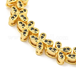 Bracelets à maillons papillon pour femmes&nbsp;BJEW-B110-05G-05