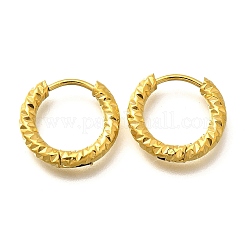 Boucles d'oreilles créoles en acier inoxydable 304 pour femmes&nbsp;EJEW-M068-13B-G