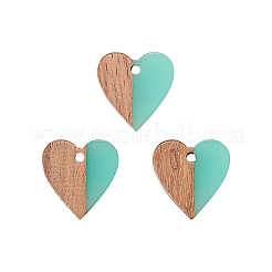 Pendentifs en résine & en bois&nbsp;RESI-CJC0001-19C