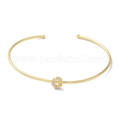 Bracelets en laiton plaqué en rack&nbsp;BJEW-A018-01G-C