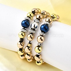 Acciaio inossidabile 304 e 201 con bracciali in argilla&nbsp;BJEW-D314-01
