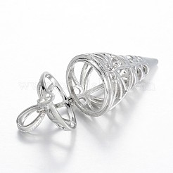 Hohlkegel Käfig Anhänger&nbsp;KK-E671-27P