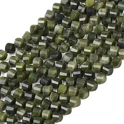 Natürliche chinesische Jade Perlen Stränge&nbsp;G-P611-C25-01