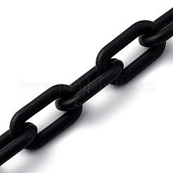 Chaînes de câbles en plastique ccb peintes à la main&nbsp;AJEW-JB00729