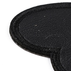 Computergesteuerte Stickerei Kunstleder selbstklebende Patches&nbsp;DIY-G031-01B