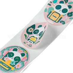 Rouleaux d'autocollants cadeaux en papier à motifs de dessins animés&nbsp;LS-DIY-R083-03B