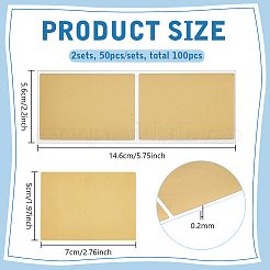 50 Stück Passwort-Aufkleber mit papierbeschichteter Rubbelfolie&nbsp;DIY-WH0128-30B