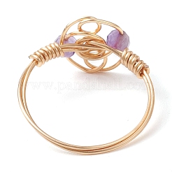 Fingerringe aus natürlichem Apatit&nbsp;RJEW-JR00801