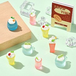 30 pièce de 5 styles de décorations miniatures en résine pour boissons fraîches&nbsp;DJEW-CJ0001-21