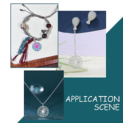 40 pendentif en filigrane en acier inoxydable 201&nbsp;STAS-UN0042-08
