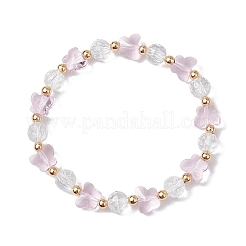 Bracelets stretch avec perles en verre&nbsp;BJEW-JB11414-01