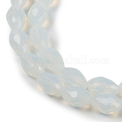 Chapelets de perles en verre d'imitation jade électrolytique&nbsp;EGLA-N013-J10mm-D02
